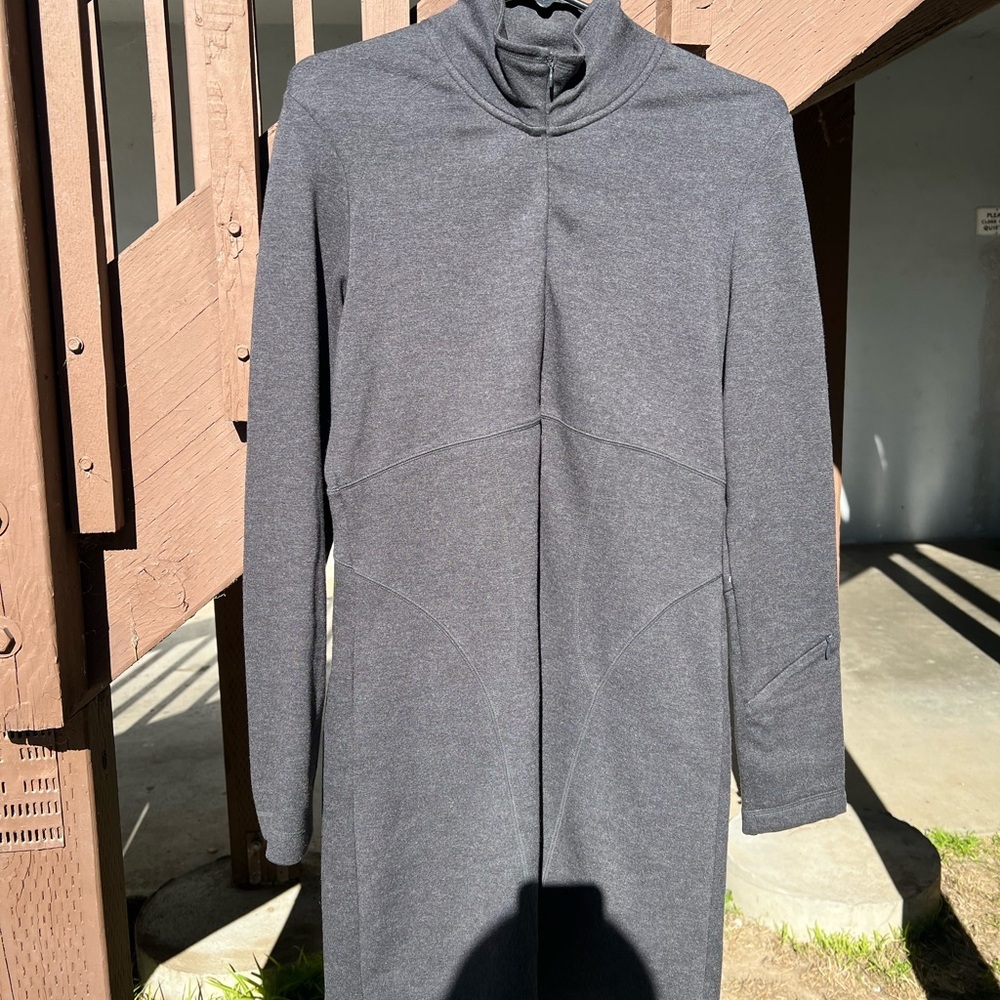 Athleta Charcoal Zip-Up